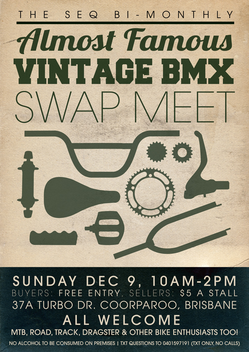 Inaugural SEQ Vintage BMX Swap Meet