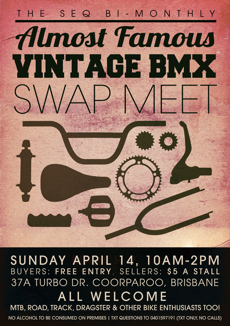 April SEQ Vintage BMX Swap Meet