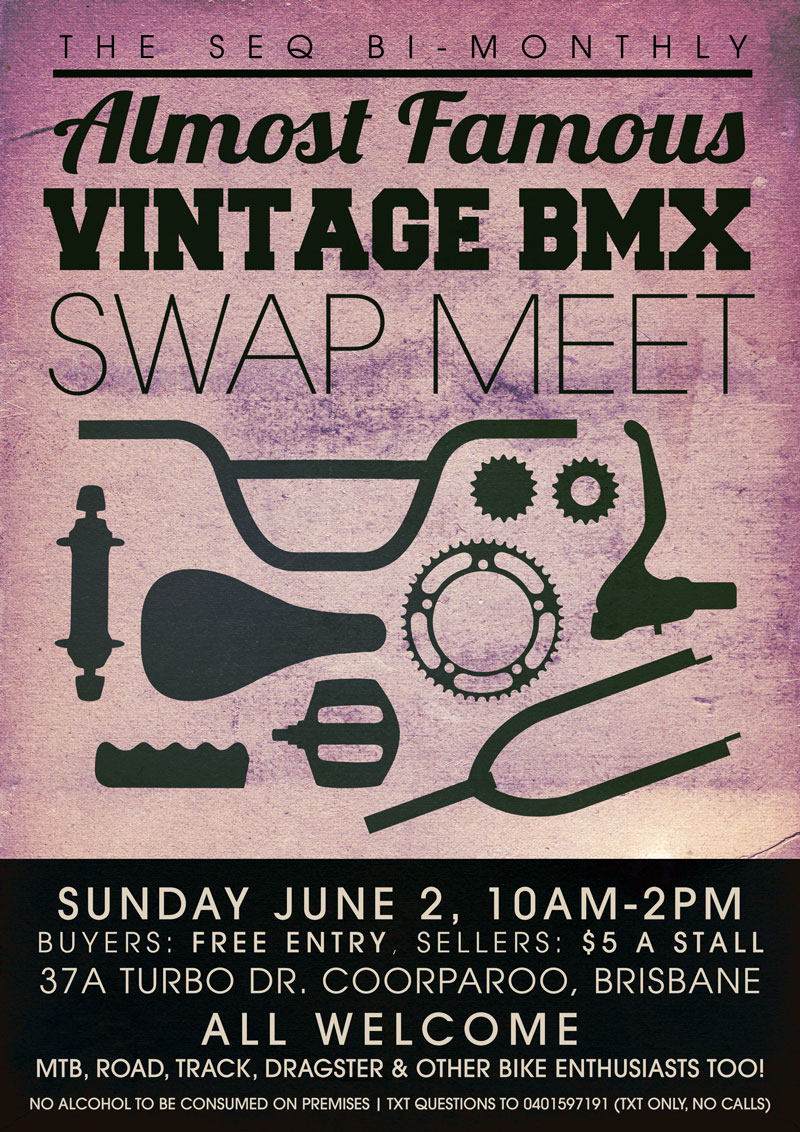June SEQ Vintage BMX Swap Meet