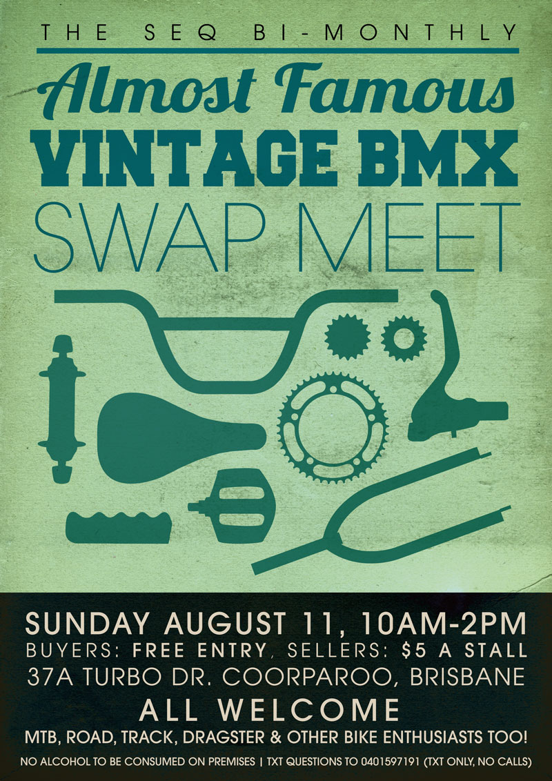 August SEQ Vintage BMX Swap Meet