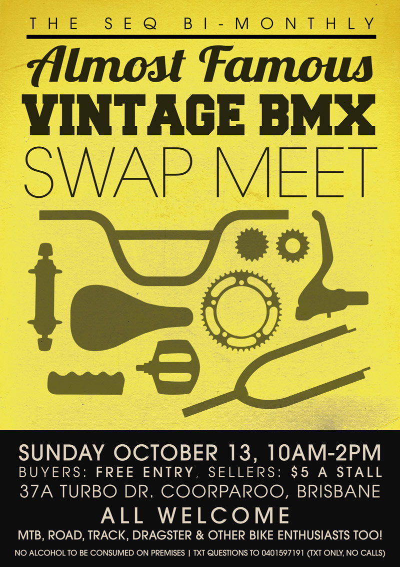 October SEQ Vintage BMX Swap Meet