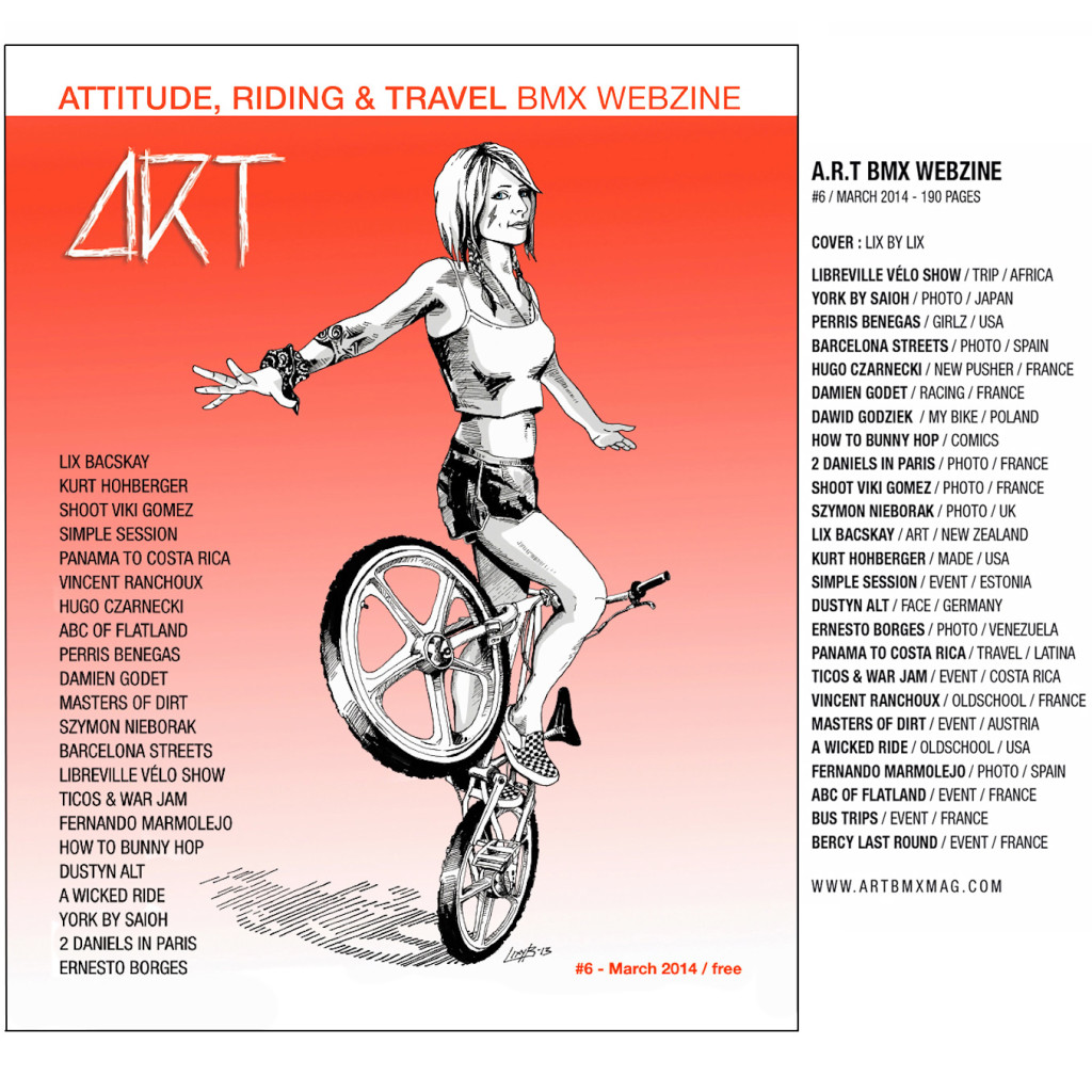 The Cover of ART BMX Mag!