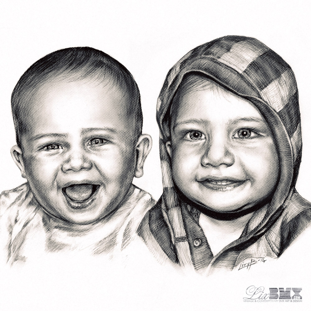 Jameson and Tristan Nyquist sketches by Lix N