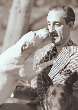 Actor Basil Rathbone with Judy, 1930s