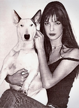 Actress and Singer Jane Birkin with Nana, 1975