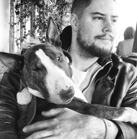 Photographer Mikael Flis with Ludo, 2013