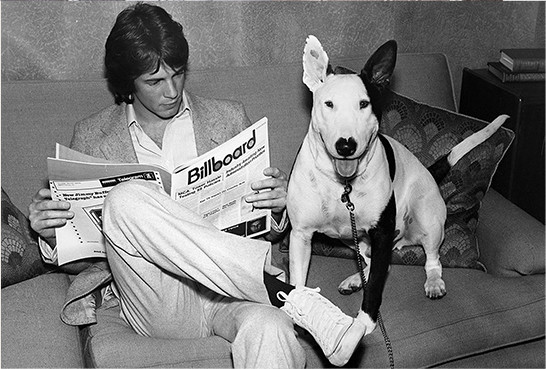 Musician Rick Springfield with Ronnie, 1981