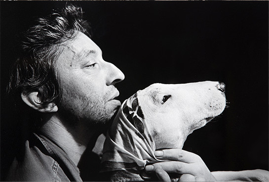 Musician, Actor, Director, Poet and Artist Serge Gainsbourg with Nana, 1977
